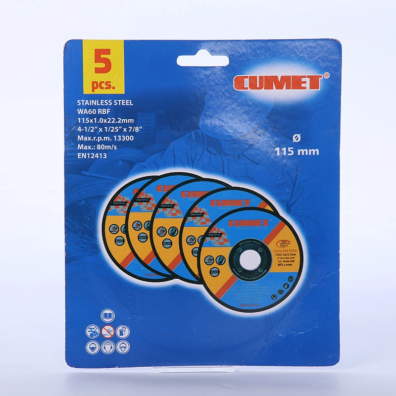 Cumet 4&rdquor; Cutting Disc for Inox Metal Steel Abrasive